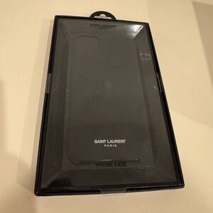 Saint Laurent Black Phone Case